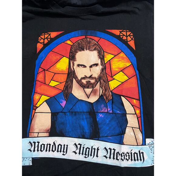 WWE Seth Rollins Monday Night Messiah T-Shirt – Authentic Graphic – Size Small - Picture 7 of 7